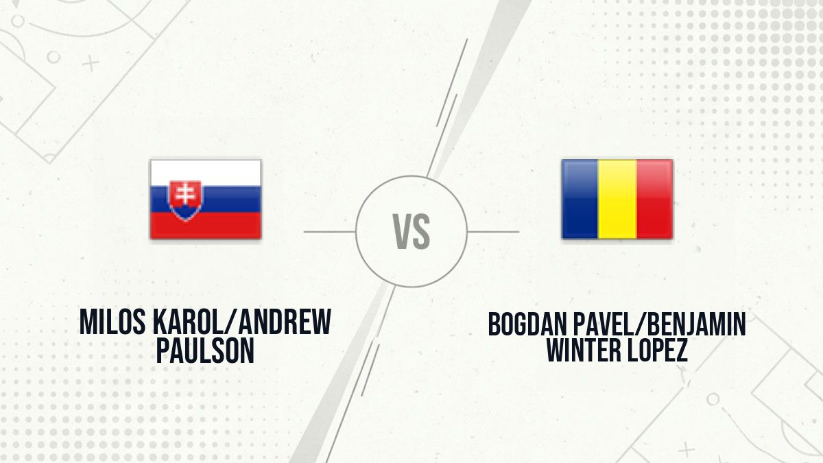 Pronostic Milos Karol/Andrew Paulson Bogdan Pavel/Benjamin Winter Lopez