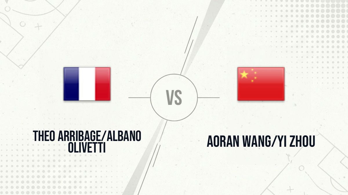 Pronostic Theo Arribage/Albano Olivetti Aoran Wang/Yi Zhou