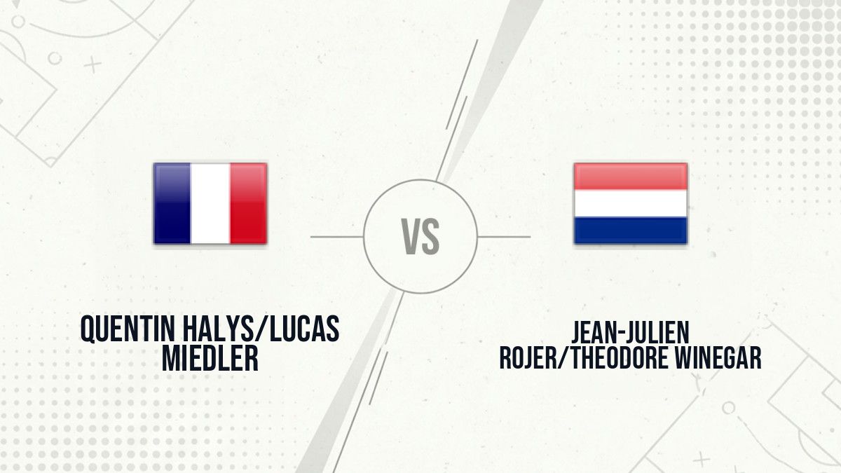Pronostic Quentin Halys/Lucas Miedler Jean-Julien Rojer/Theodore Winegar