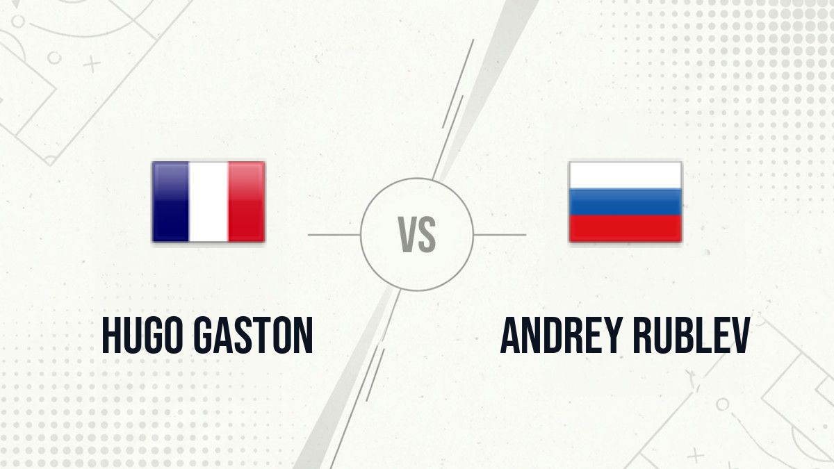 Pronostic Hugo Gaston Andrey Rublev