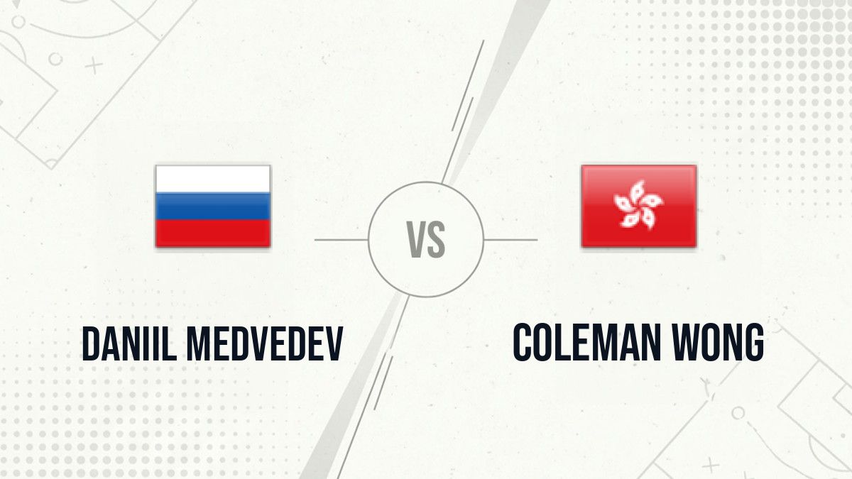 Pronostic Daniil Medvedev Coleman Wong