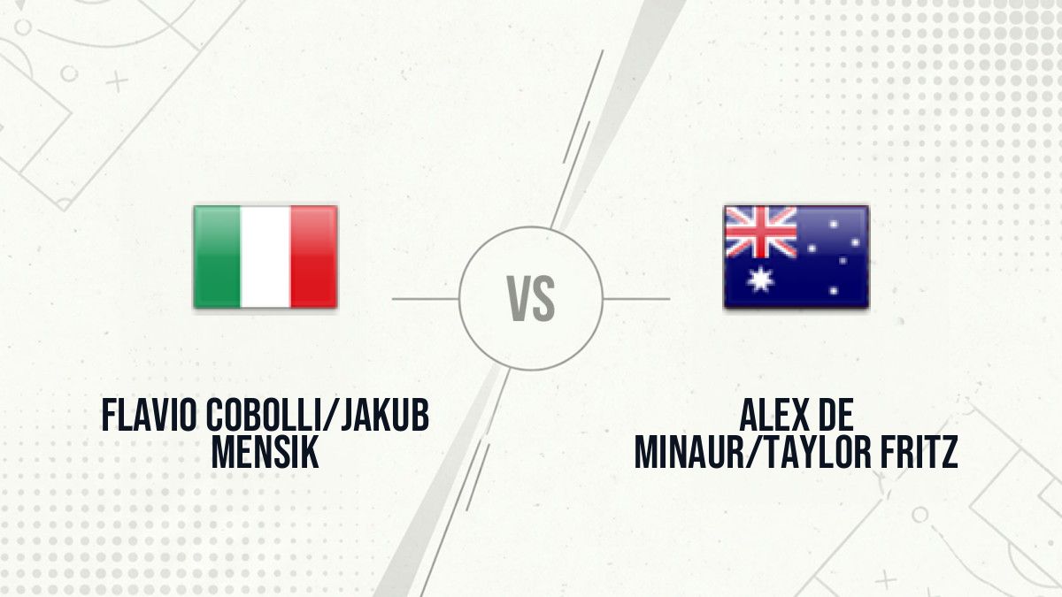 Pronostic Flavio Cobolli/Jakub Mensik Alex de Minaur/Taylor Fritz