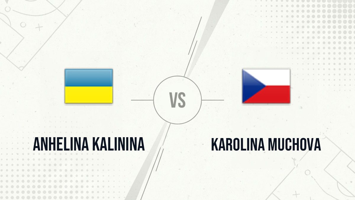 Pronostic Anhelina Kalinina Karolina Muchova