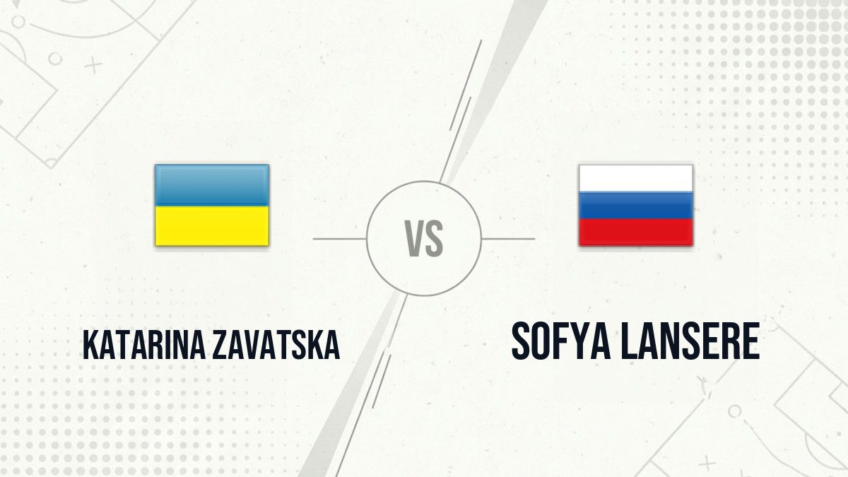 Pronostic Katarina Zavatska Sofya Lansere
