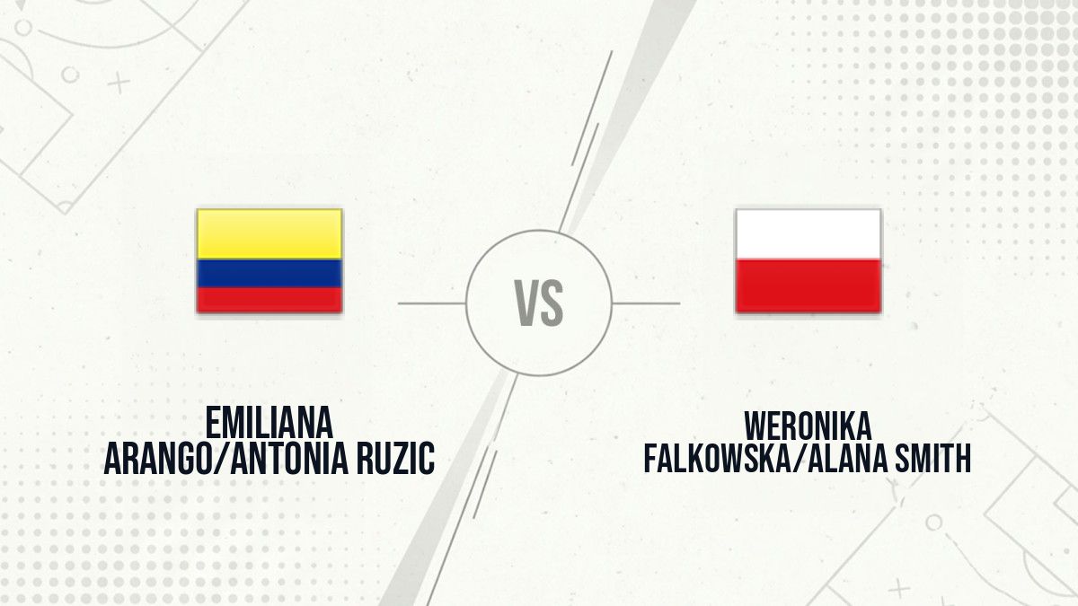 Pronostic Emiliana Arango/Antonia Ruzic Weronika Falkowska/Alana Smith