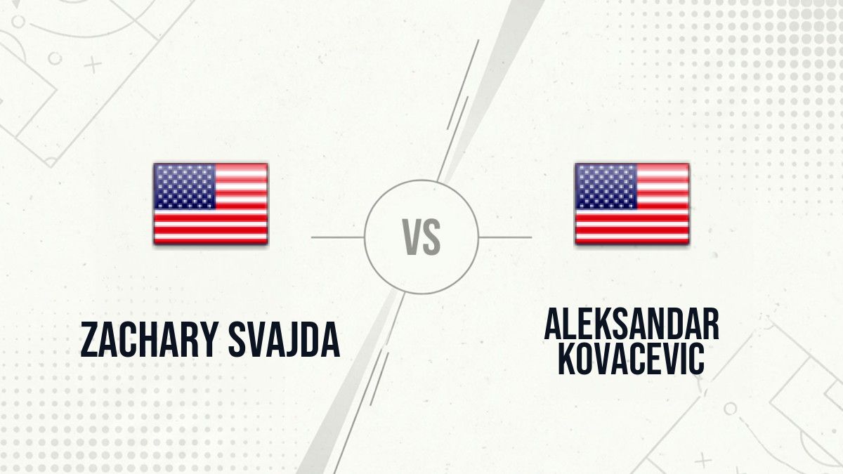 Pronostic Zachary Svajda Aleksandar Kovacevic