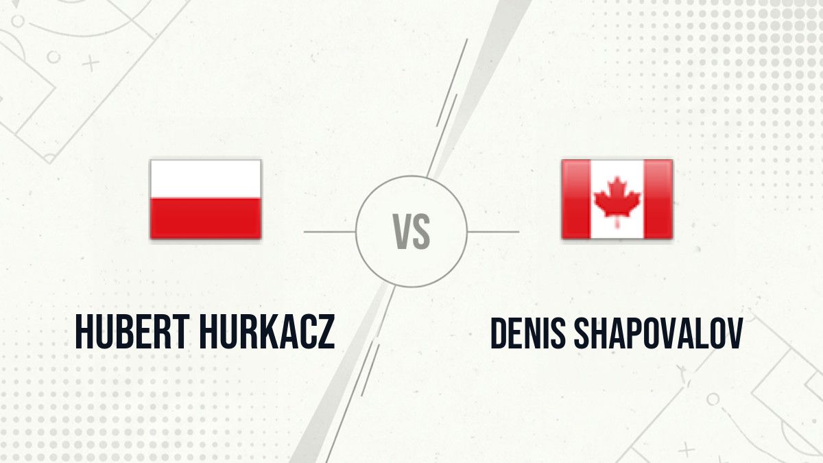 Pronostic Hubert Hurkacz Denis Shapovalov