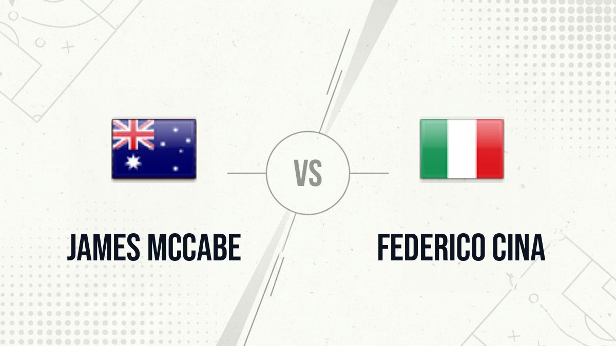 Pronostic James McCabe Federico Cina