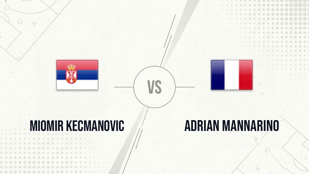 Pronostic Miomir Kecmanovic Adrian Mannarino