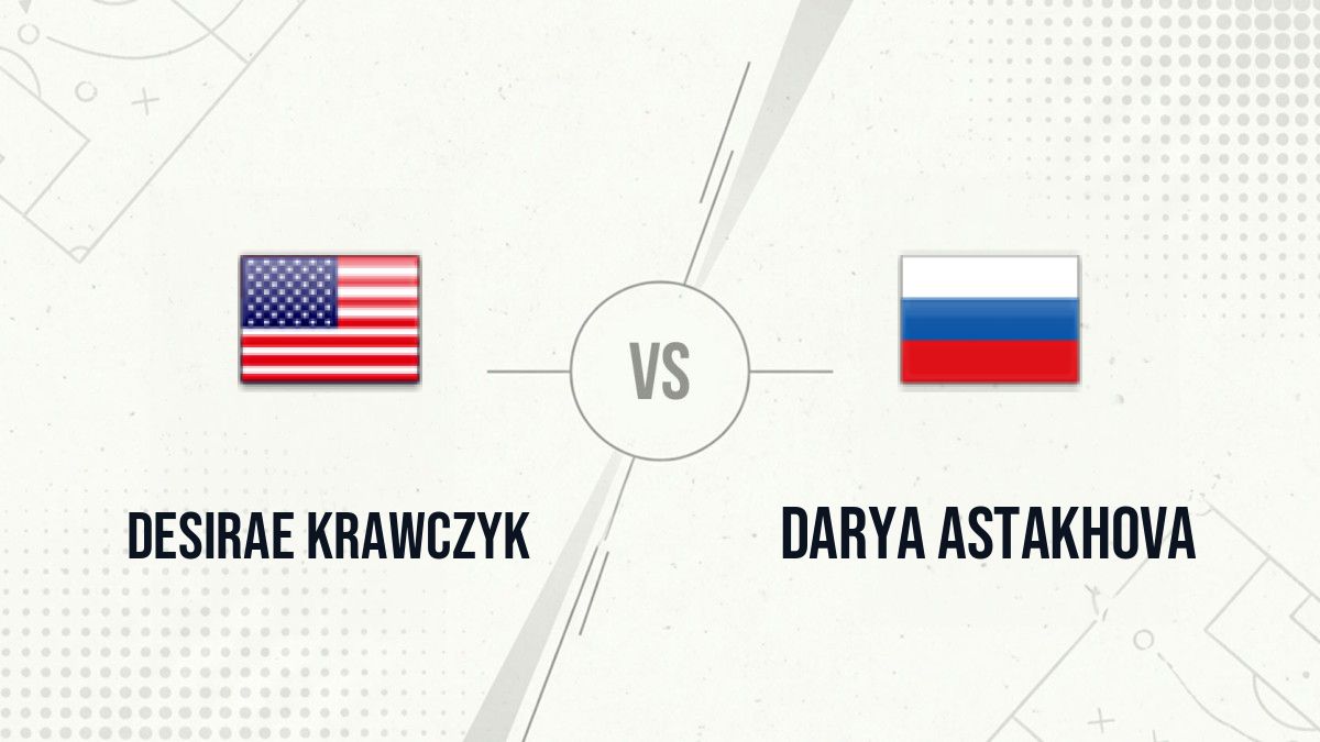 Pronostic Desirae Krawczyk Darya Astakhova