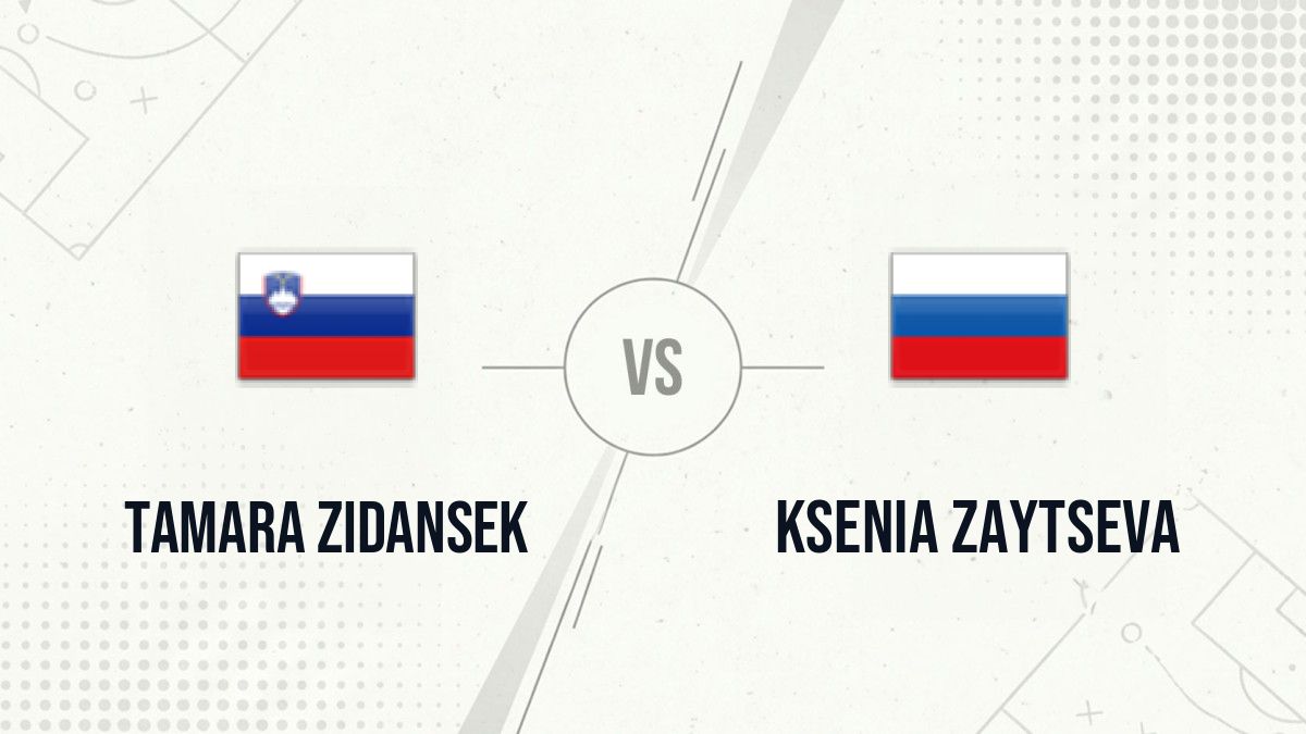 Pronostic Tamara Zidansek Ksenia Zaytseva