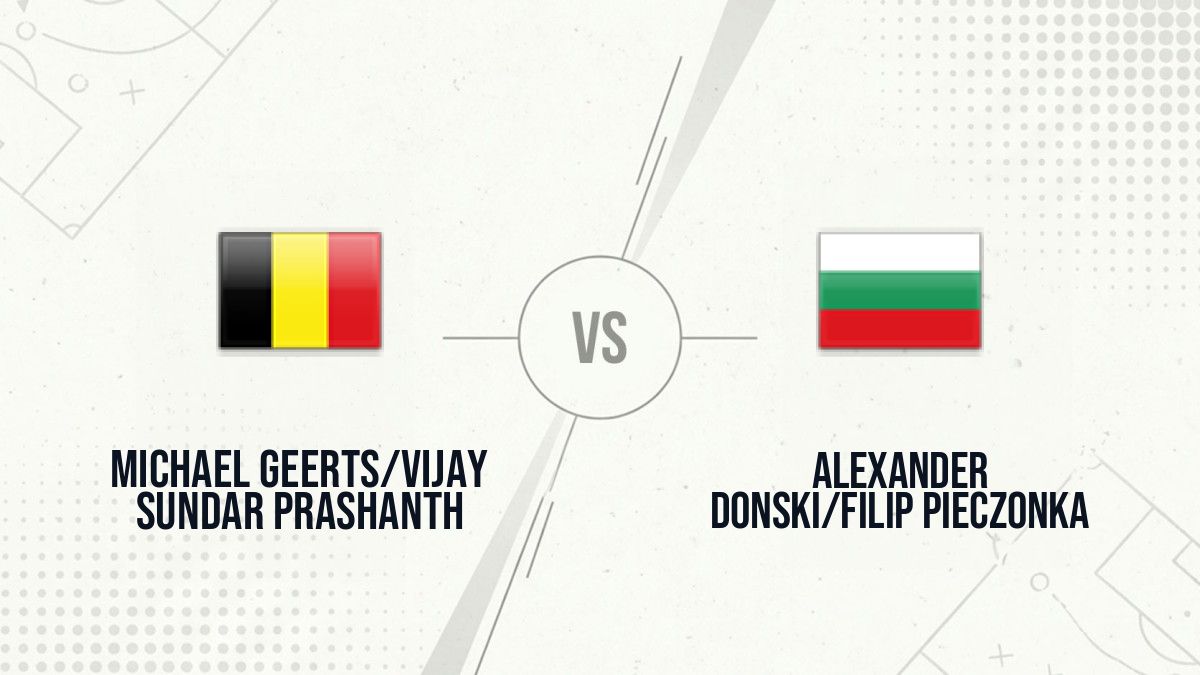 Pronostic Michael Geerts/Vijay Sundar Prashanth Alexander Donski/Filip Pieczonka