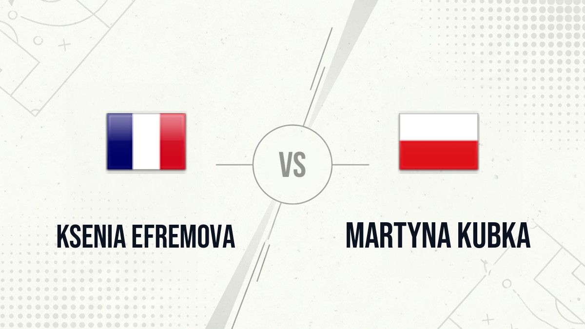 Pronostic Ksenia Efremova Martyna Kubka