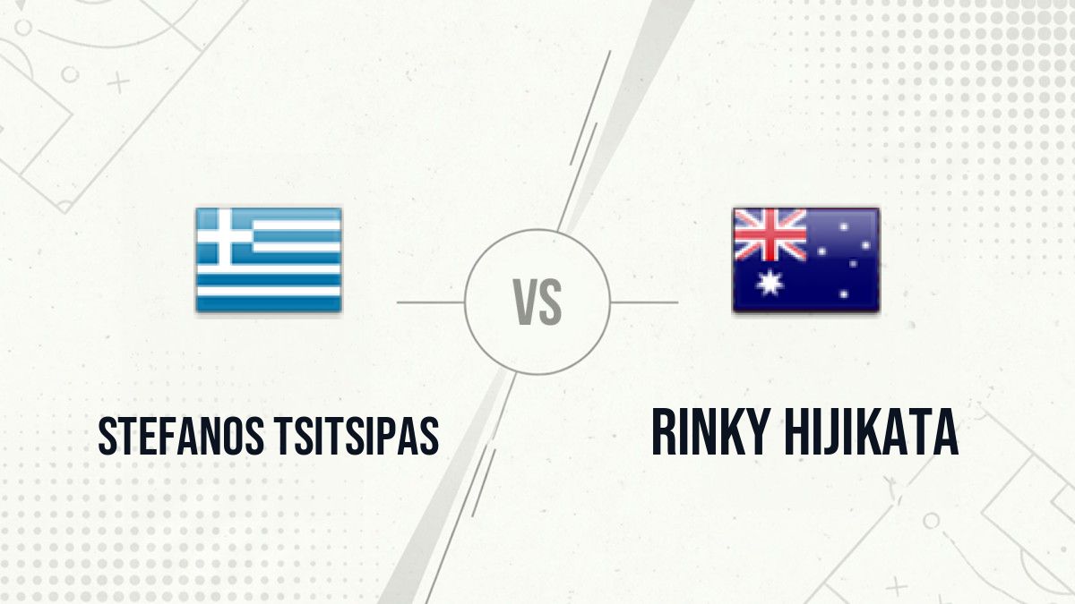 Pronostic Stefanos Tsitsipas Rinky Hijikata