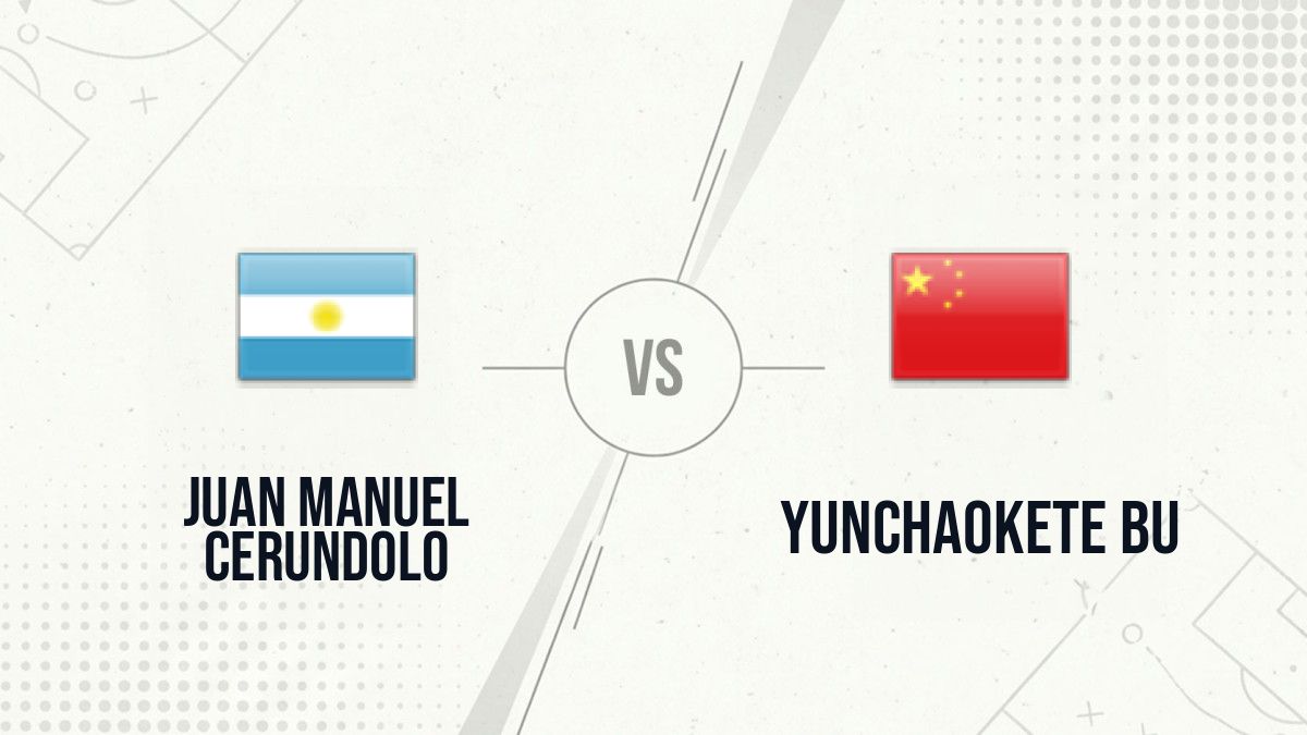Pronostic Juan Manuel Cerundolo Yunchaokete Bu