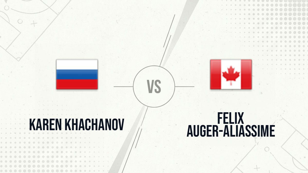 Pronostic Karen Khachanov Felix Auger-Aliassime