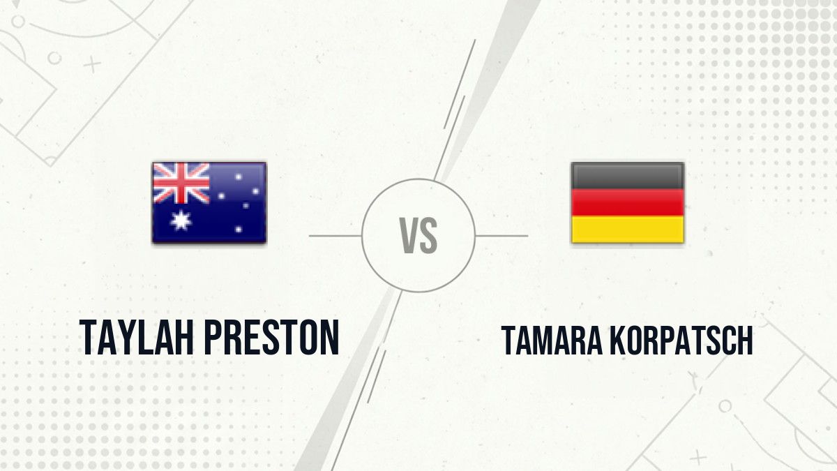 Pronostic Taylah Preston Tamara Korpatsch