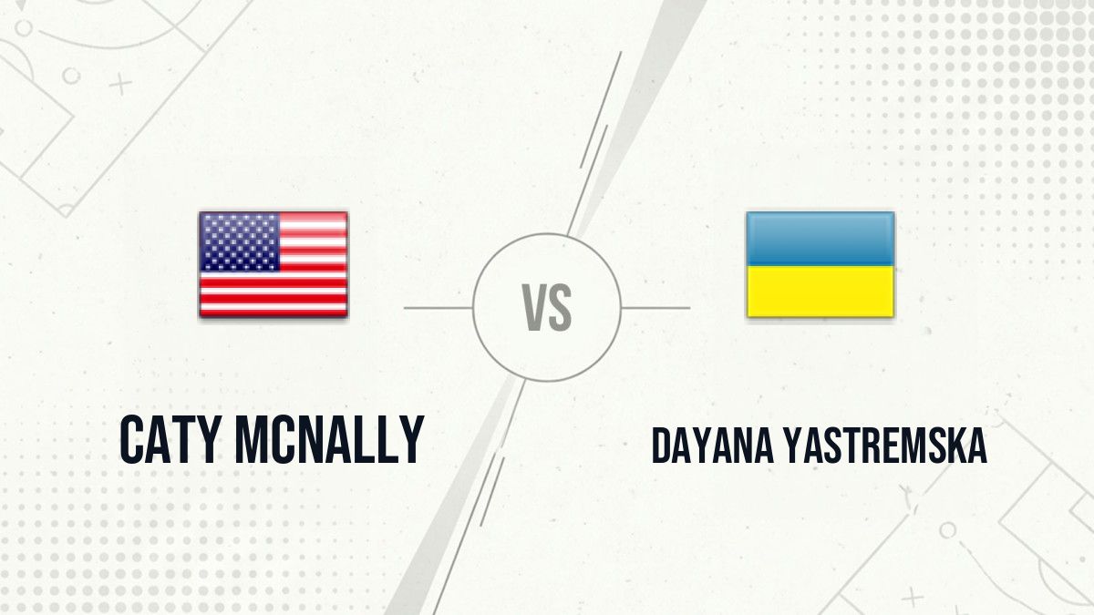 Pronostic Caty McNally Dayana Yastremska