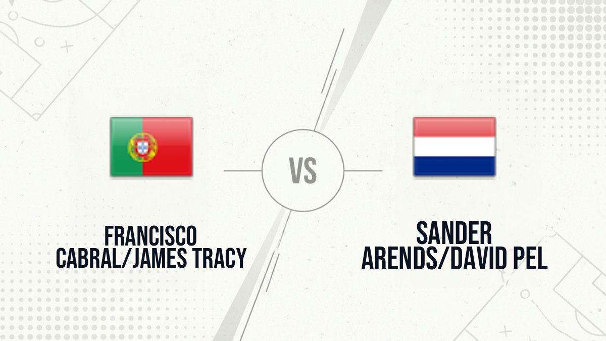 Pronostic Francisco Cabral/James Tracy Sander Arends/David Pel