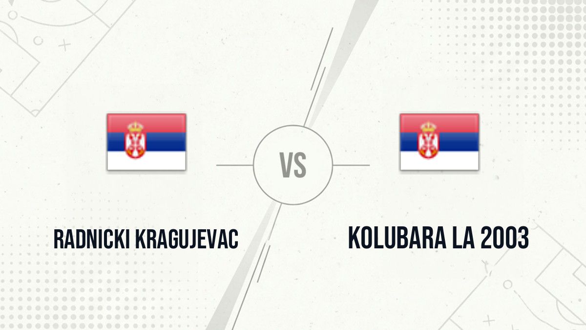 Pronostic Radnicki Kragujevac Kolubara LA 2003