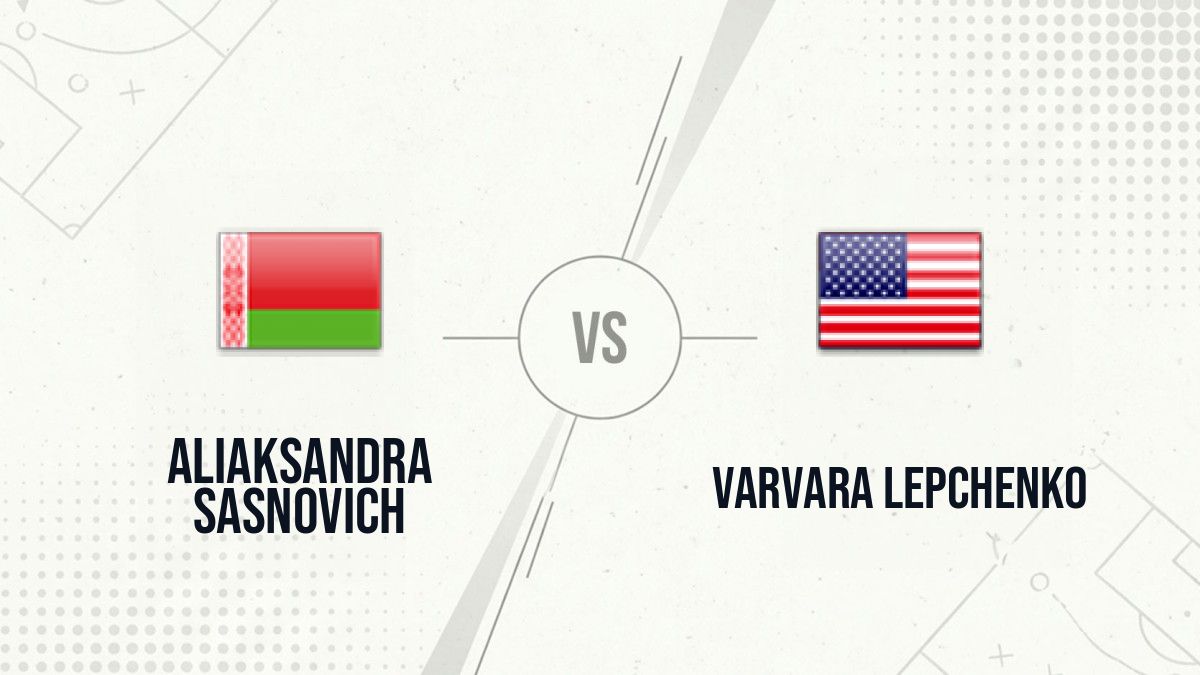 Pronostic Aliaksandra Sasnovich Varvara Lepchenko