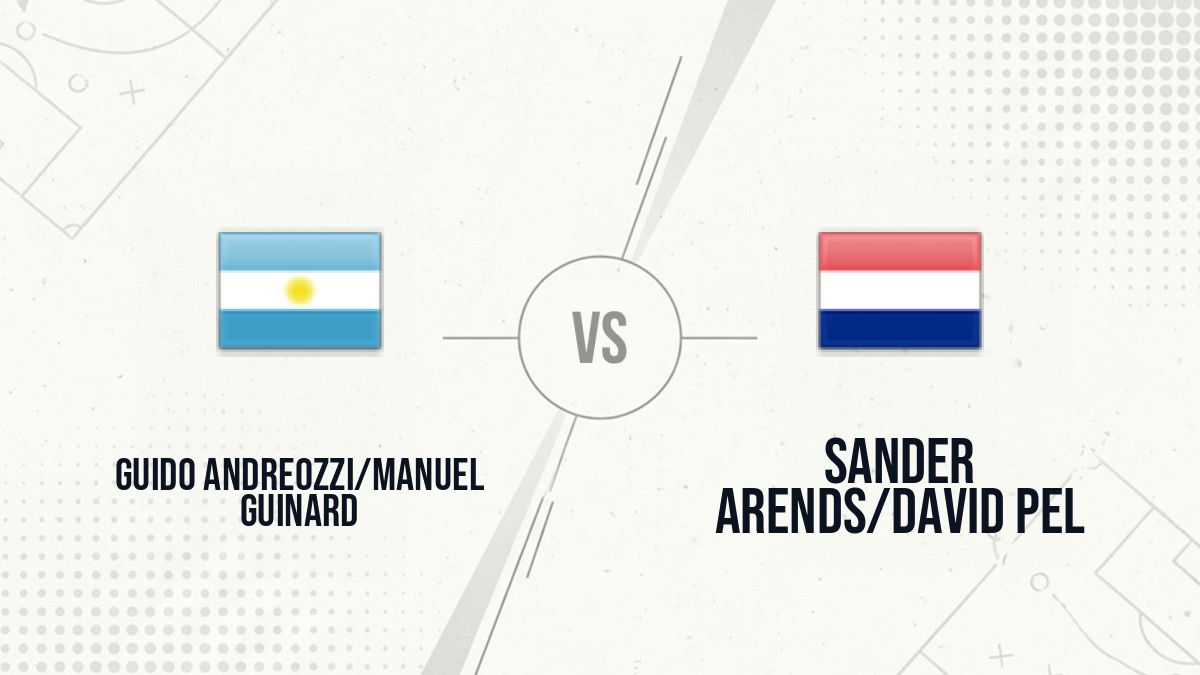 Pronostic Guido Andreozzi/Manuel Guinard Sander Arends/David Pel