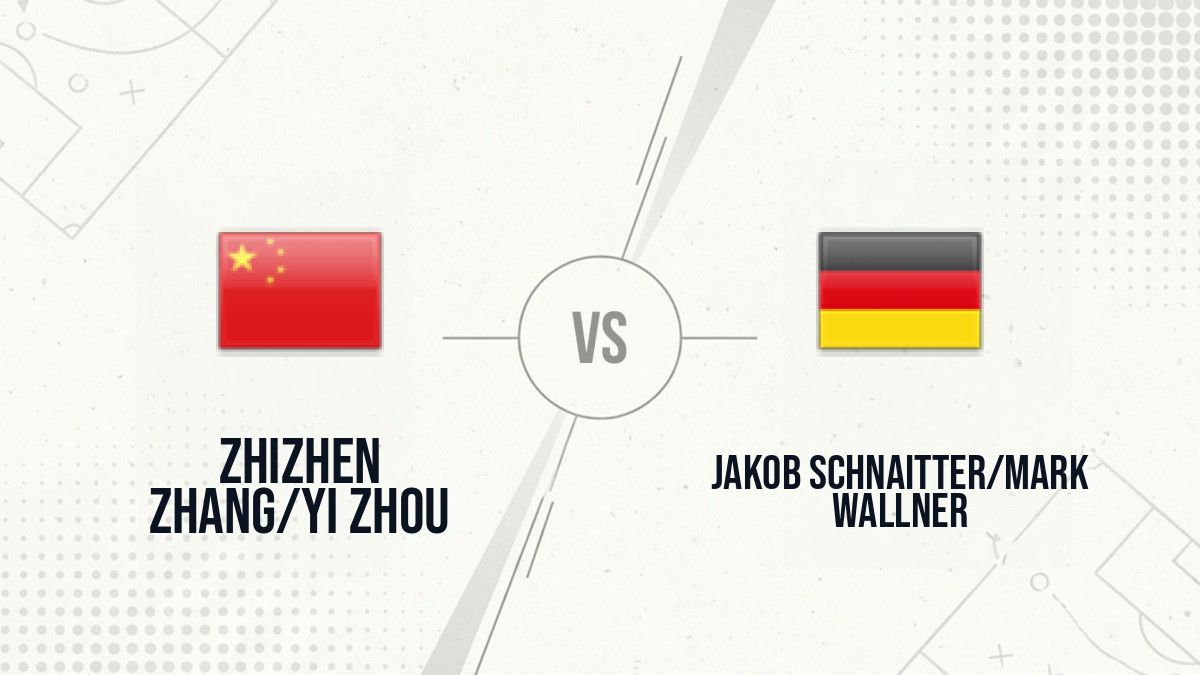 Pronostic Zhizhen Zhang/Yi Zhou Jakob Schnaitter/Mark Wallner