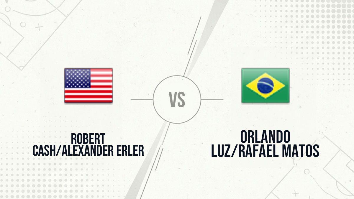Pronostic Robert Cash/Alexander Erler Orlando Luz/Rafael Matos