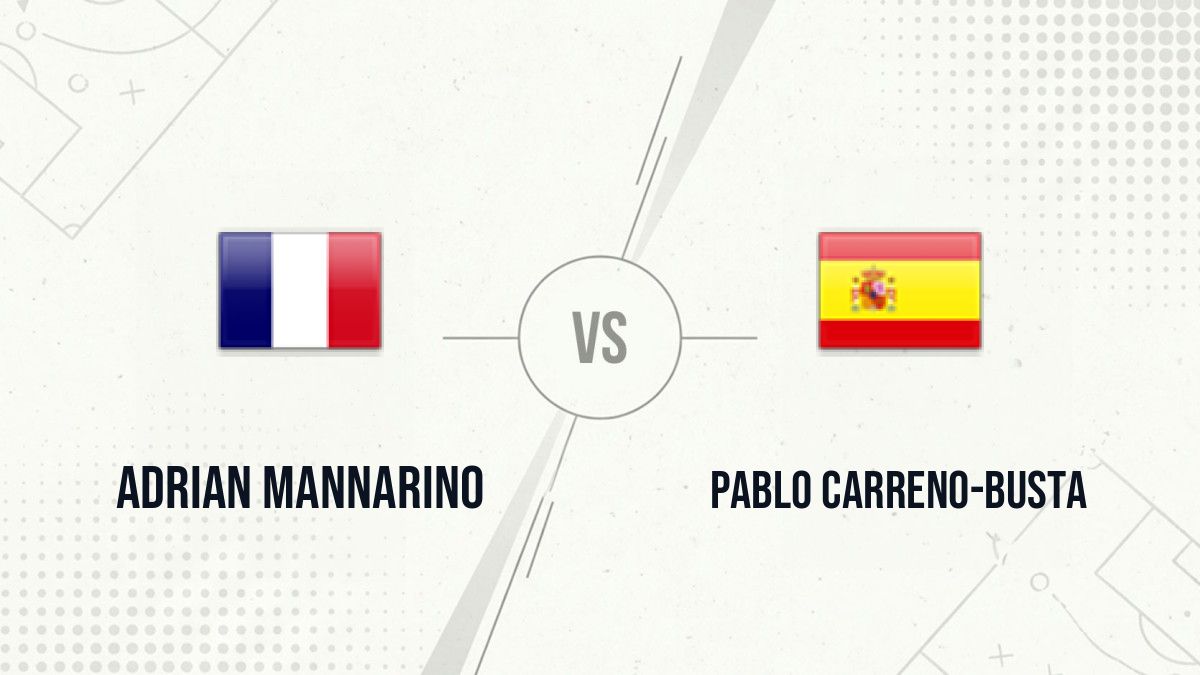 Pronostic Adrian Mannarino Pablo Carreno-Busta