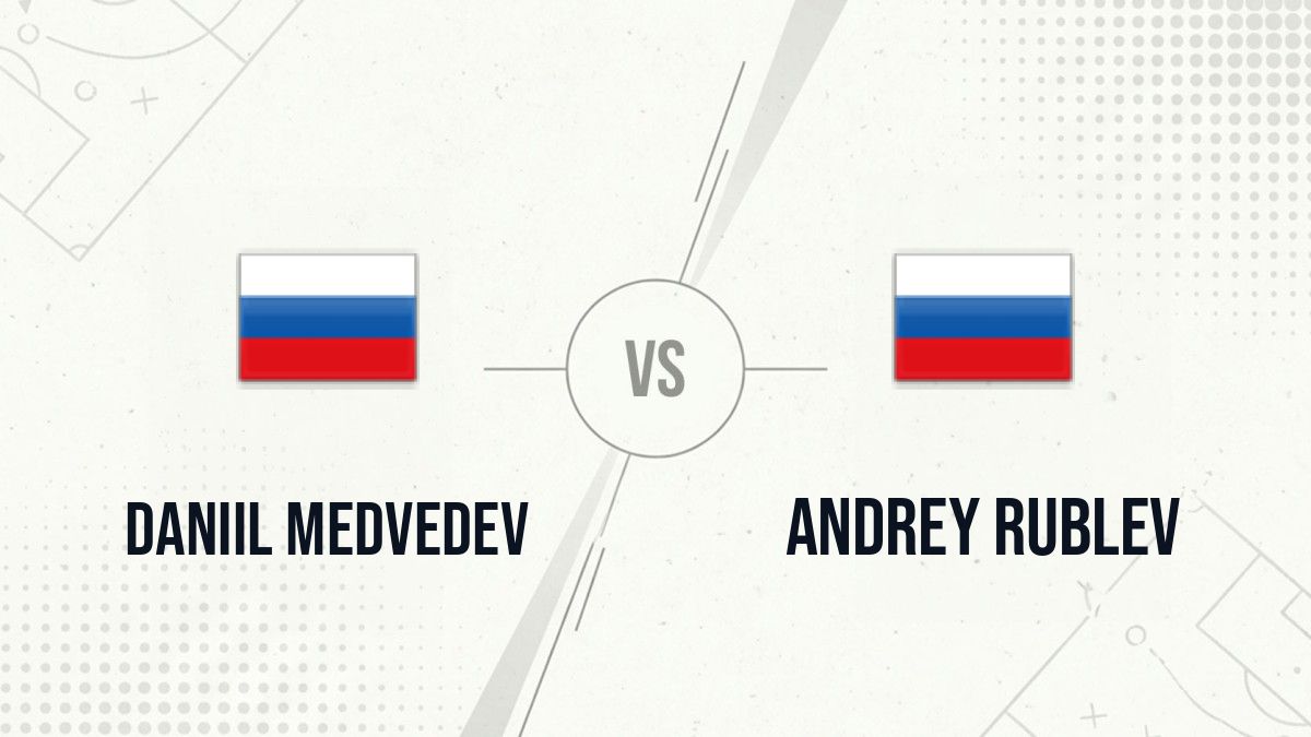 Pronostic Daniil Medvedev Andrey Rublev