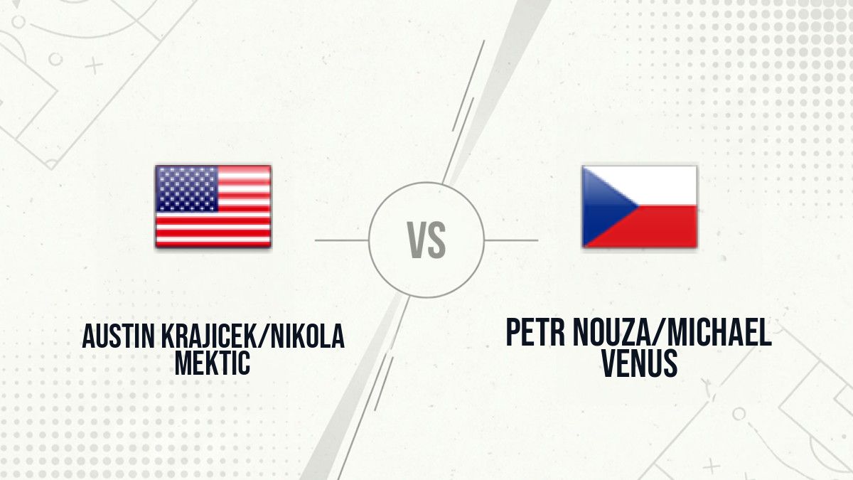 Pronostic Austin Krajicek/Nikola Mektic Petr Nouza/Michael Venus