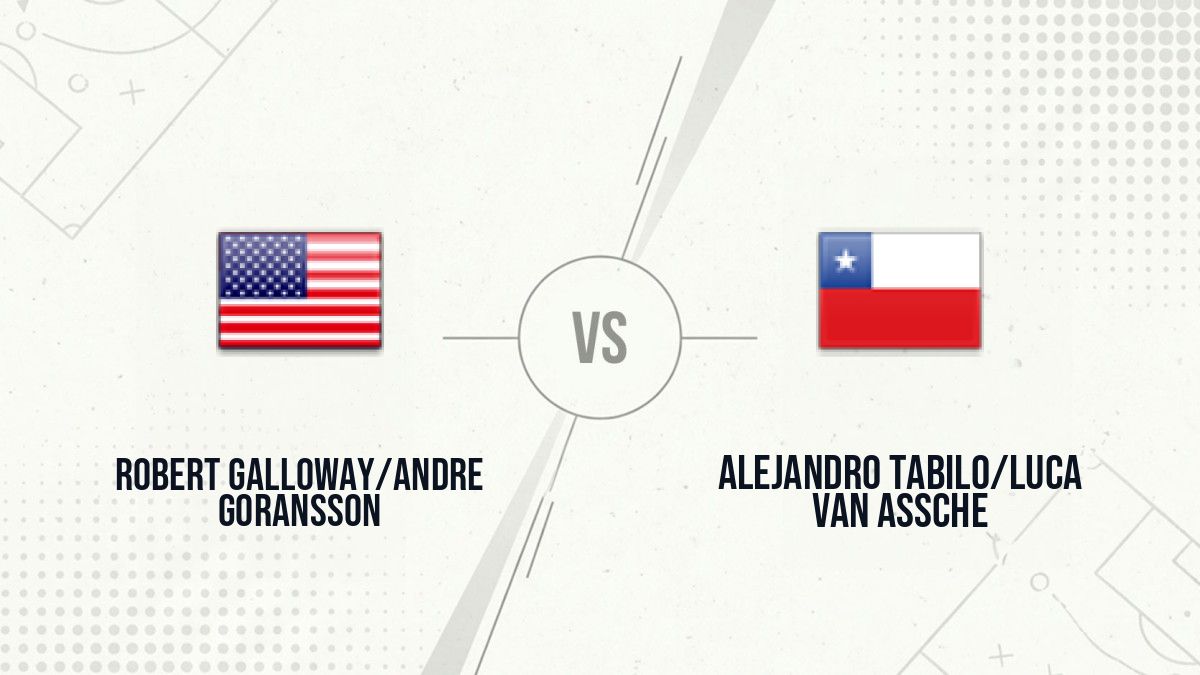 Pronostic Robert Galloway/Andre Goransson Alejandro Tabilo/Luca Van Assche