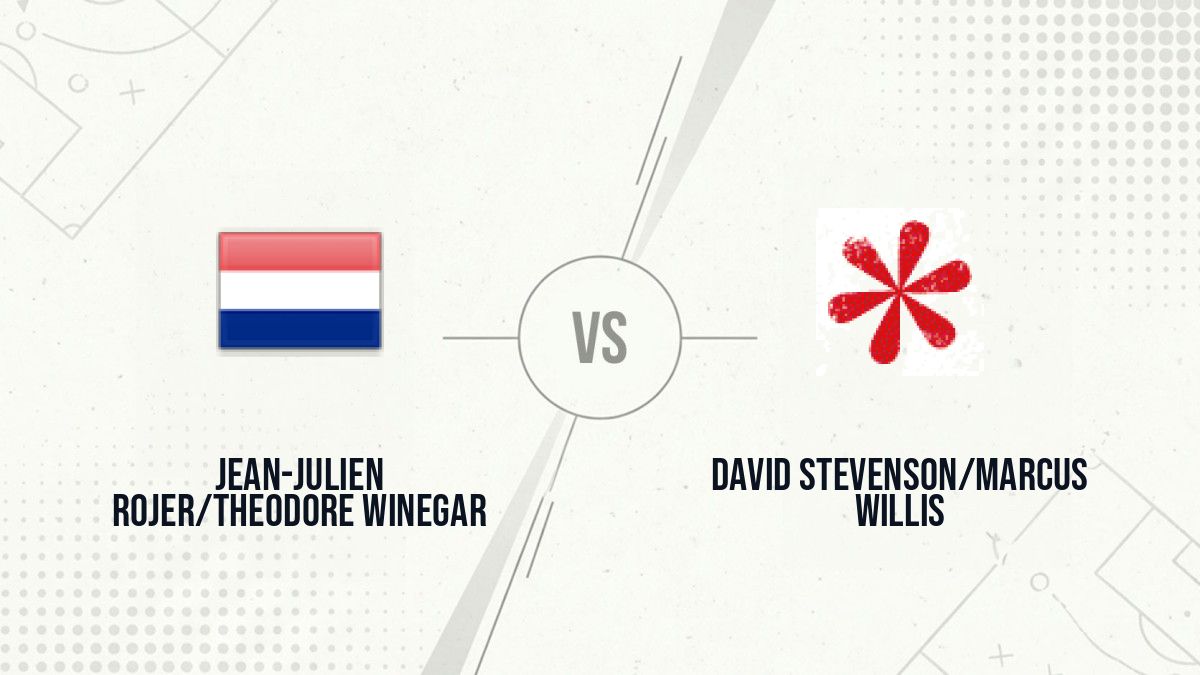 Pronostic Jean-Julien Rojer/Theodore Winegar David Stevenson/Marcus Willis