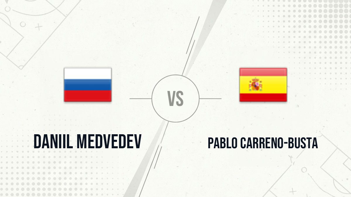 Pronostic Daniil Medvedev Pablo Carreno-Busta