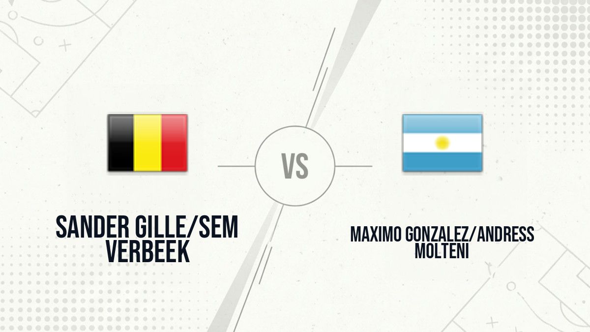 Pronostic Sander Gille/Sem Verbeek Maximo Gonzalez/Andress Molteni