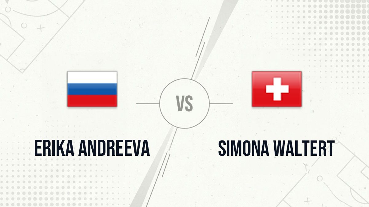 Pronostic Erika Andreeva Simona Waltert