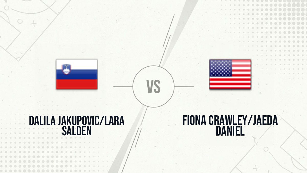 Pronostic Dalila Jakupovic/Lara Salden Fiona Crawley/Jaeda Daniel