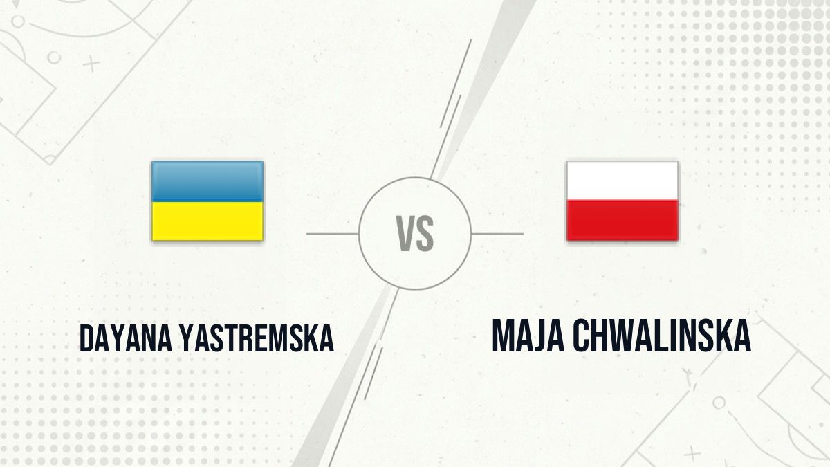 Pronostic Dayana Yastremska Maja Chwalinska