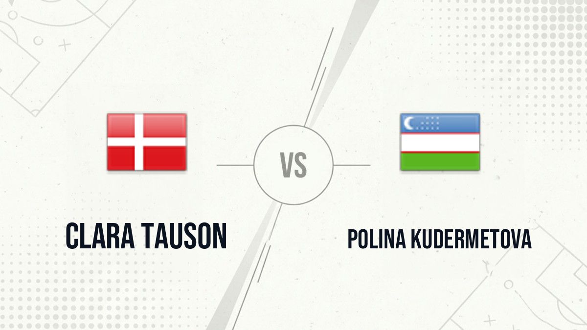 Pronostic Clara Tauson Polina Kudermetova