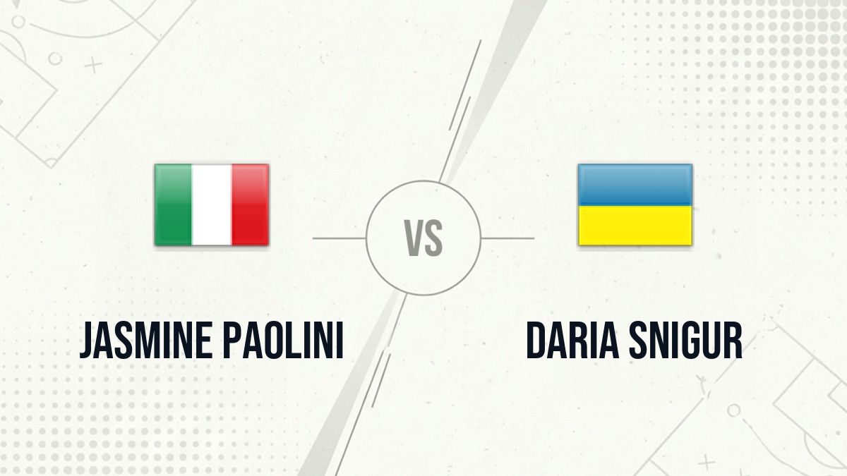 Pronostic Jasmine Paolini Daria Snigur