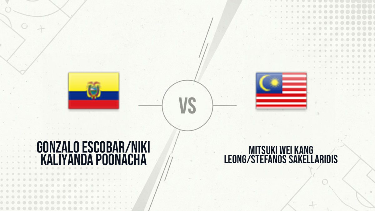 Pronostic Gonzalo Escobar/Niki Kaliyanda Poonacha Mitsuki Wei Kang Leong/Stefanos Sakellaridis