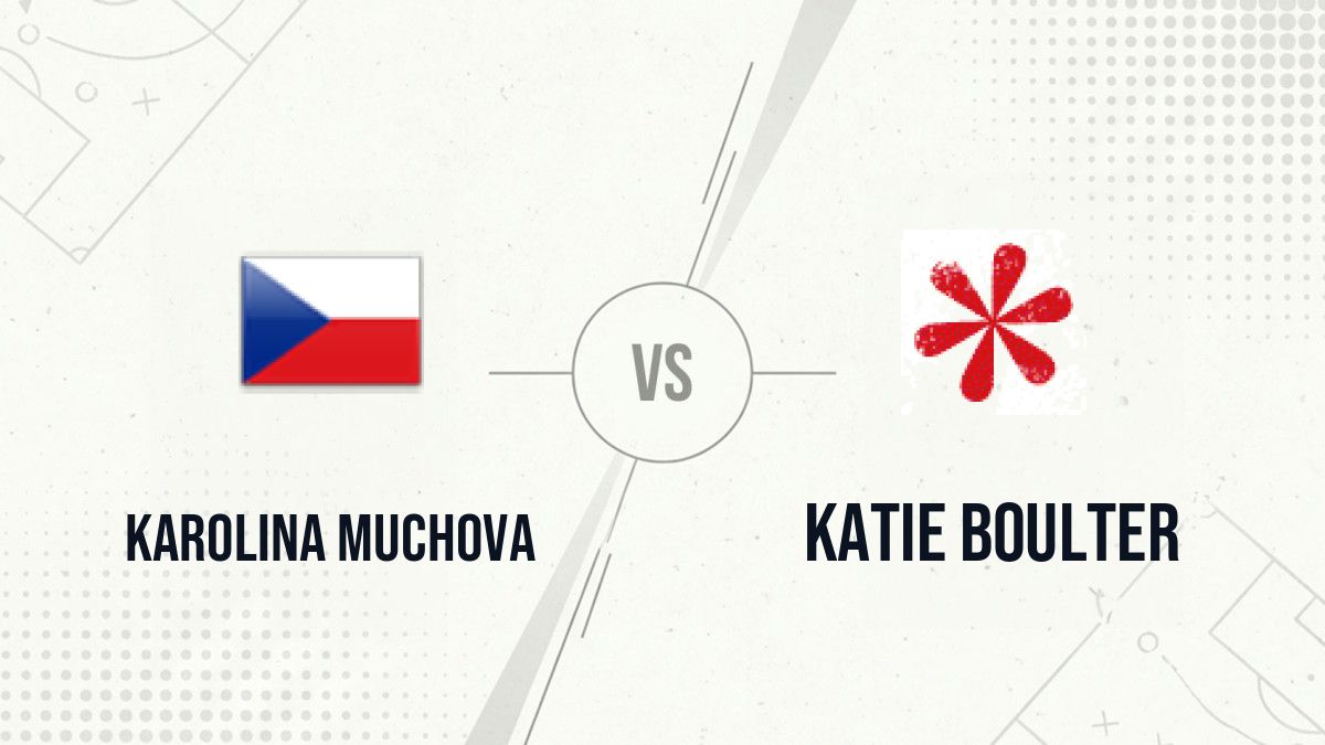 Pronostic Karolina Muchova Katie Boulter