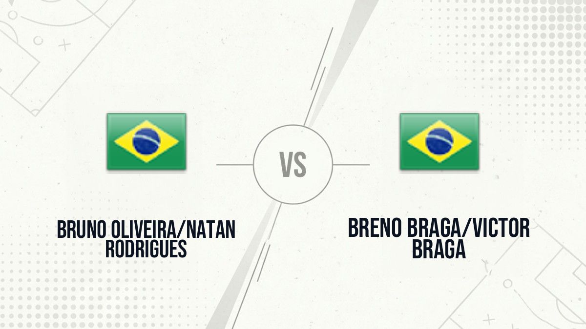 Pronostic Bruno Oliveira/Natan Rodrigues Breno Braga/Victor Braga