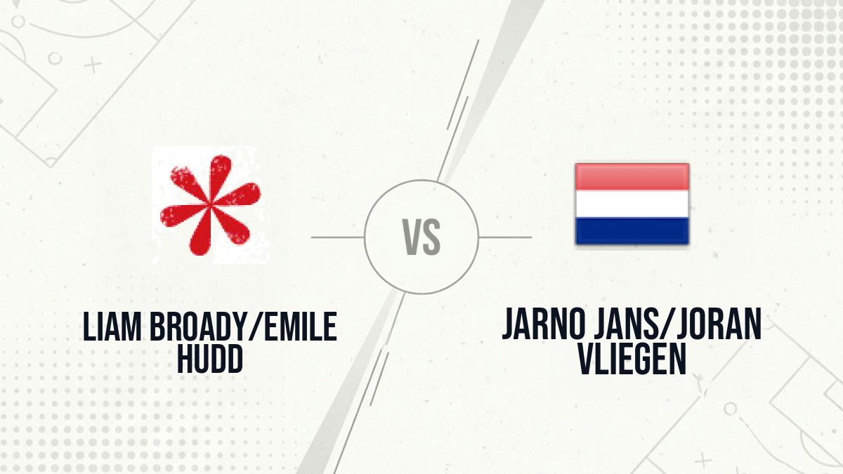 Pronostic Liam Broady/Emile Hudd Jarno Jans/Joran Vliegen