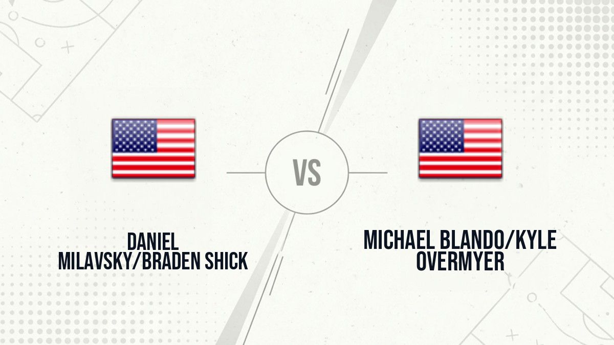 Pronostic Daniel Milavsky/Braden Shick Michael Blando/Kyle Overmyer