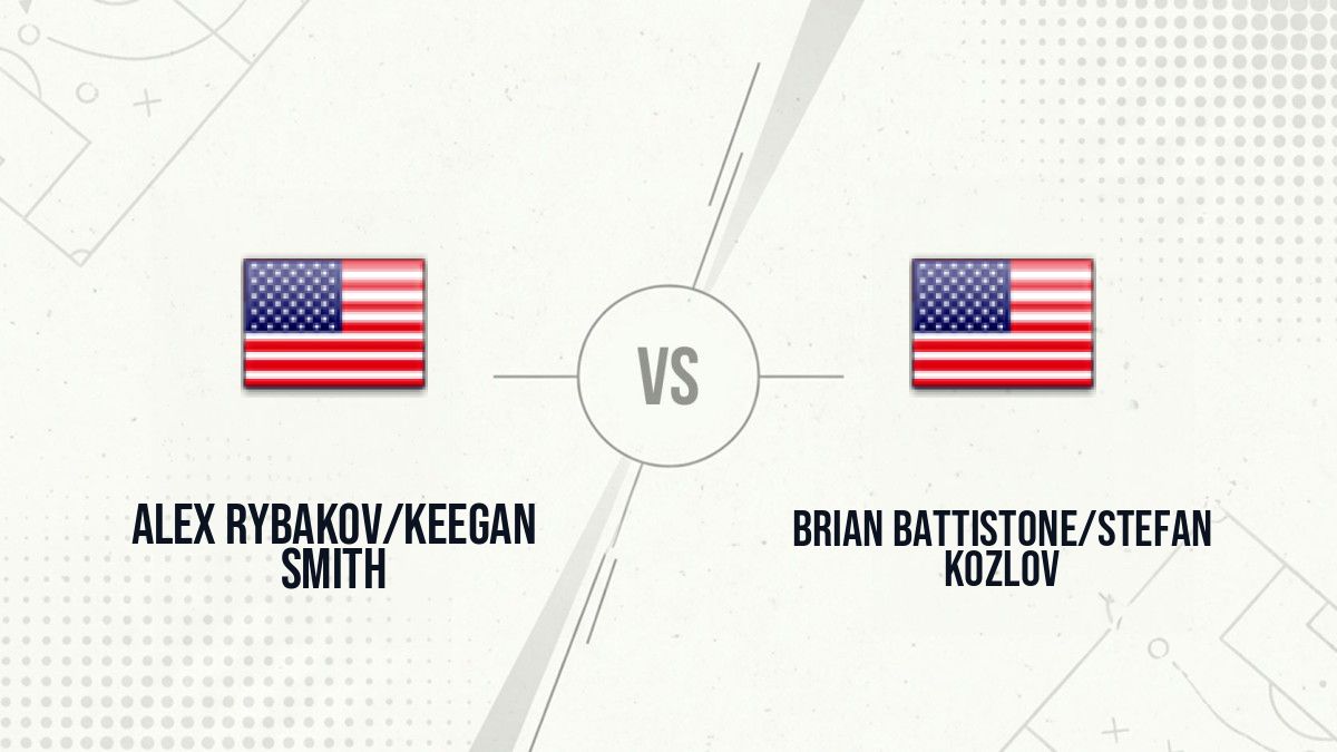 Pronostic Alex Rybakov/Keegan Smith Brian Battistone/Stefan Kozlov