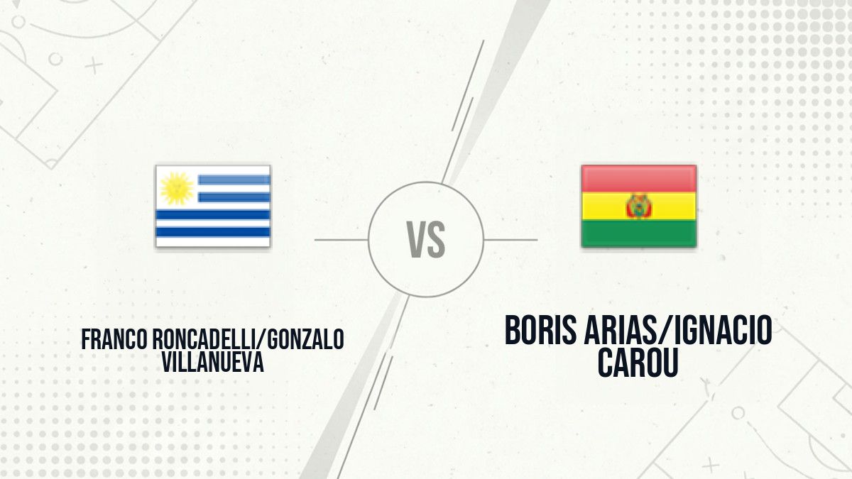 Pronostic Franco Roncadelli/Gonzalo Villanueva Boris Arias/Ignacio Carou