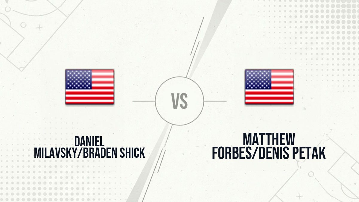 Pronostic Daniel Milavsky/Braden Shick Matthew Forbes/Denis Petak