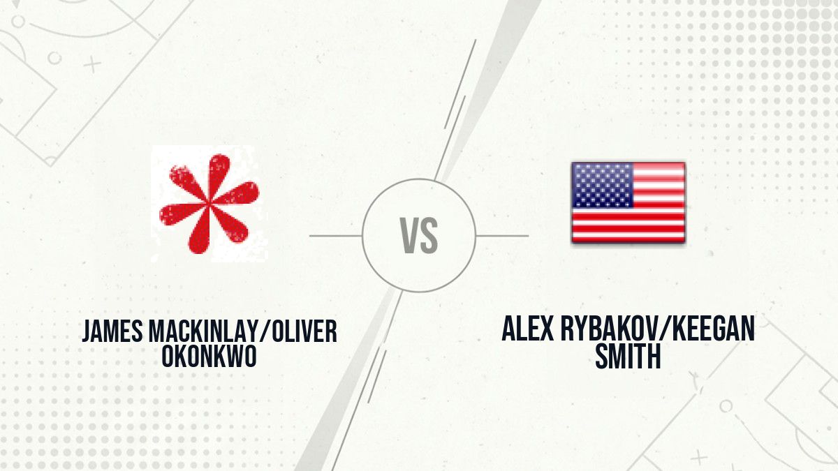 Pronostic James Mackinlay/Oliver Okonkwo Alex Rybakov/Keegan Smith