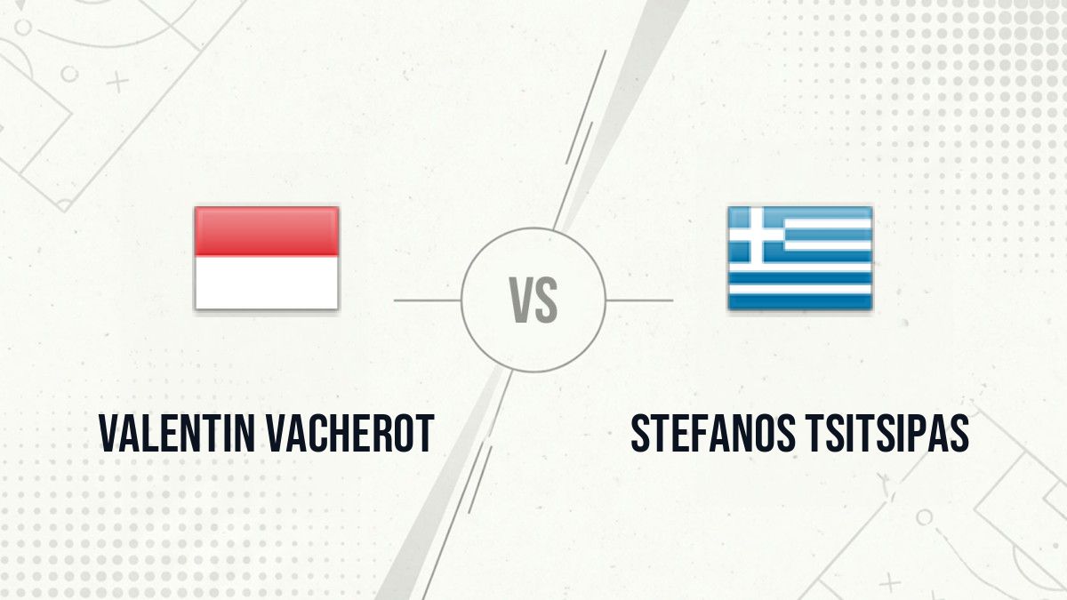 Pronostic Valentin Vacherot Stefanos Tsitsipas